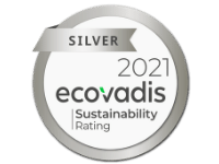 EcoVadis silver sustainability rating logo