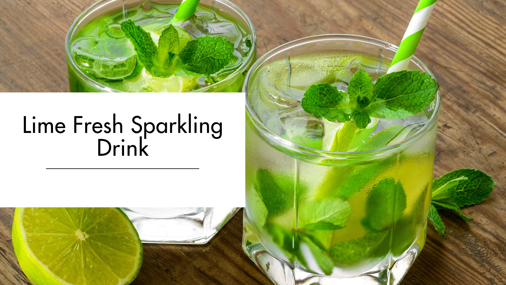 Lime Fresh Sparkling Drink
