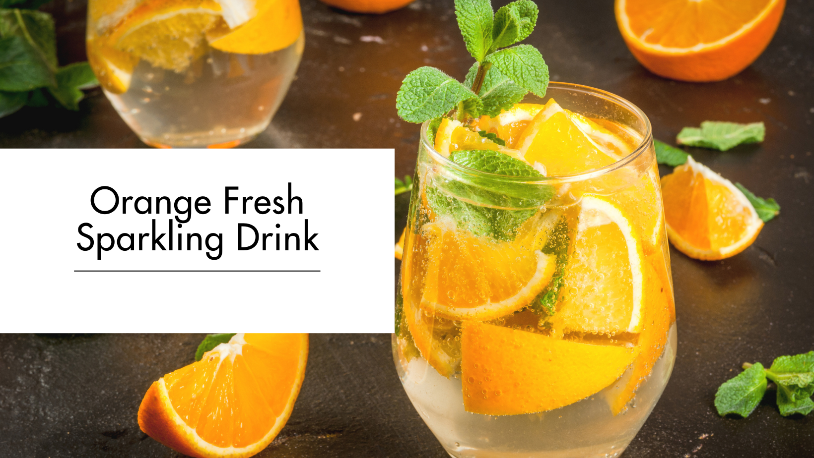 Orange Fresh Sparkling Drink