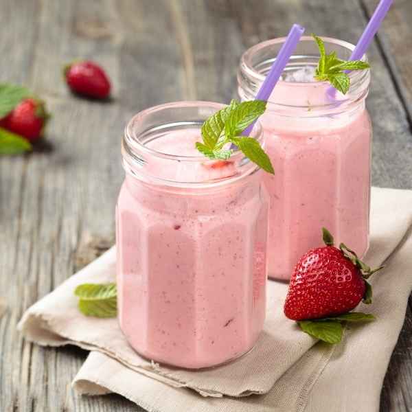 Strawberry Daiquiri Doughnut Milkshake recipe
