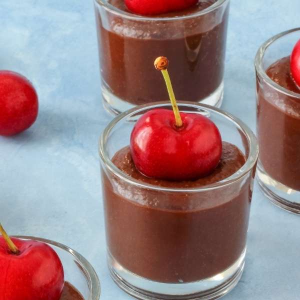 Cherry Kirsch Chocolate Mousse recipe